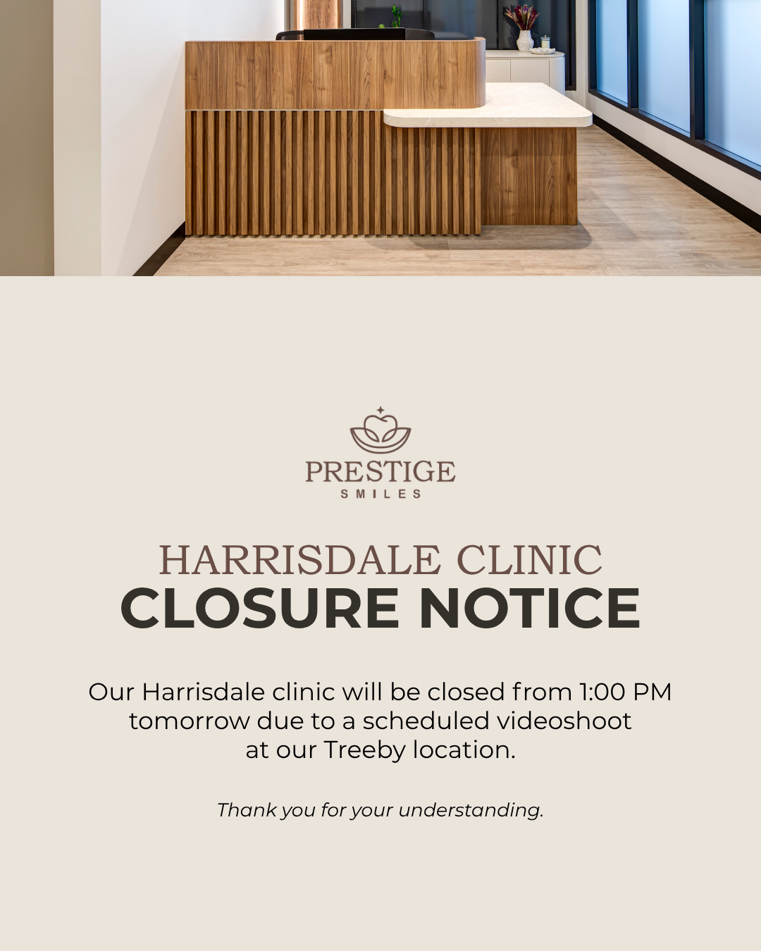 Harrisdale Clinic Closure Notice