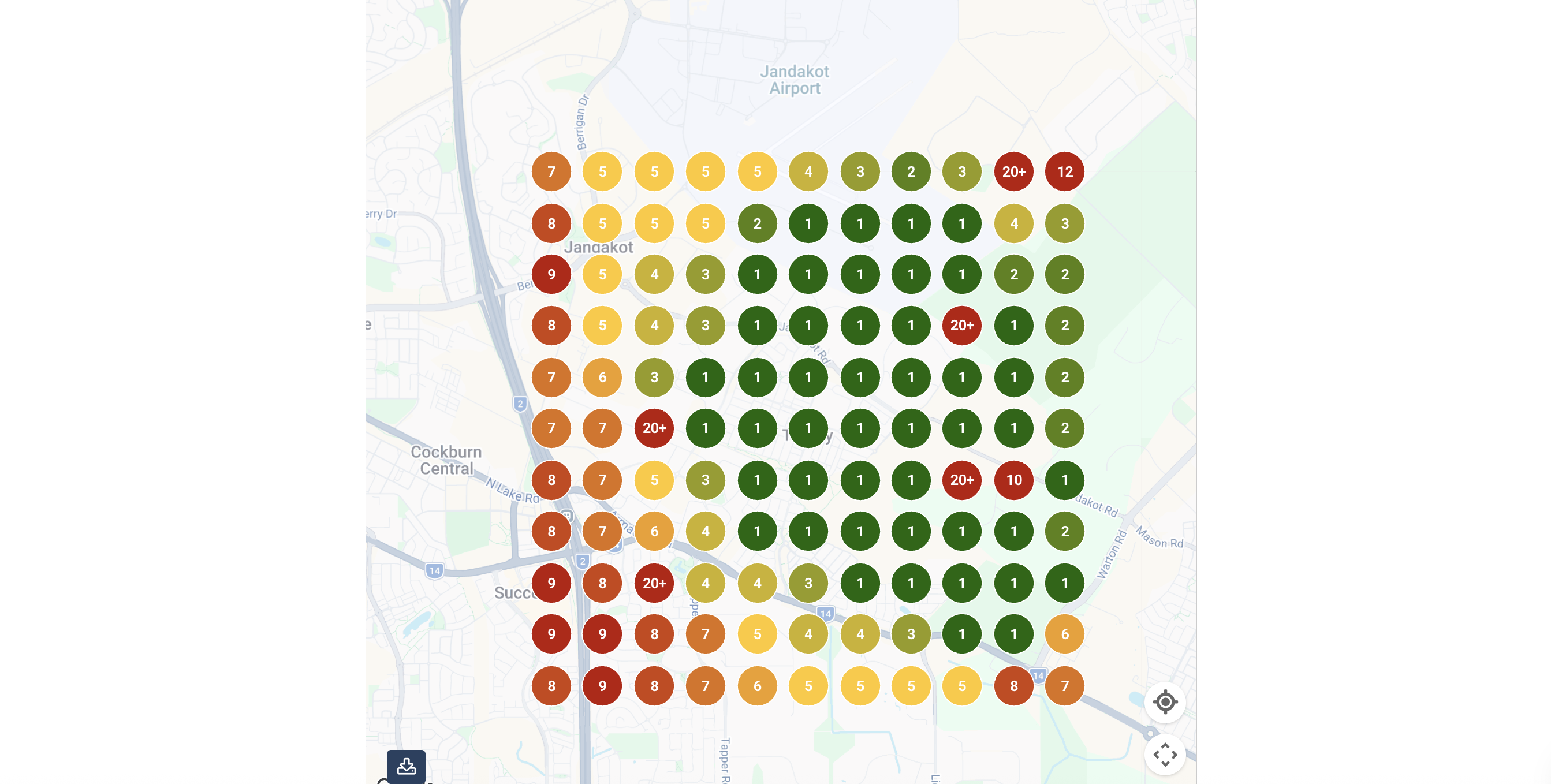 Cosmetic Dentist Near Me local search grid